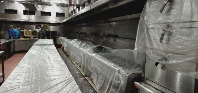 合肥市機關單位廚房油煙機油煙管道風機凈化器清洗
